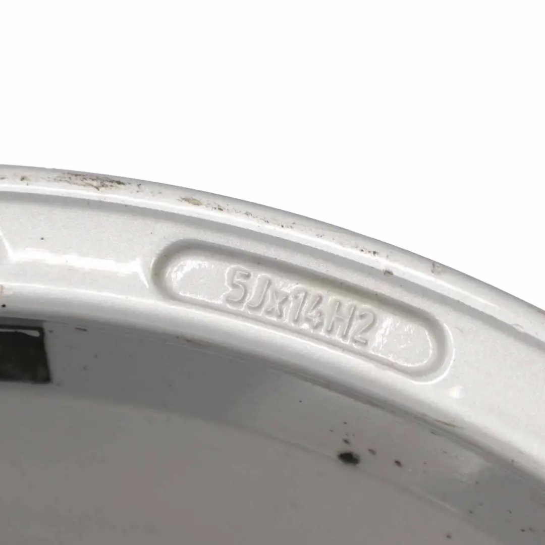 Alloy Rim 14" ET:35 5J to VW Volkswagen Polo 9N Silver Wheel with Part number 6Q0601025AC VW Volkswagen Polo 9N Silver Wheel Alloy Rim 14" ET:35 5J - SKU 6Q0601025AC-3 - Part number 6Q0601025AC