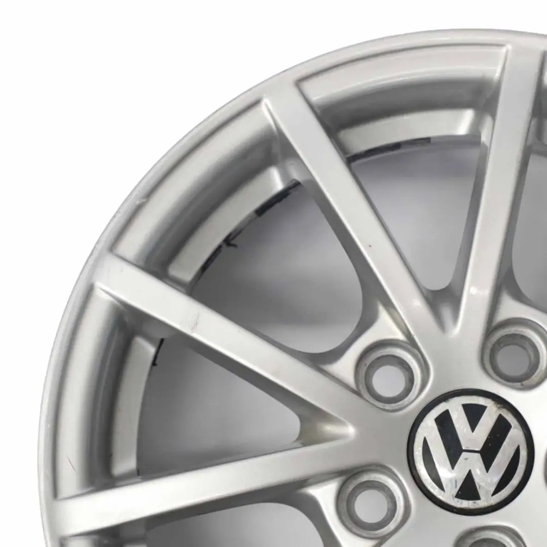 Alloy Rim 14" ET:35 5J to VW Volkswagen Polo 9N Silver Wheel with Part number 6Q0601025AC VW Volkswagen Polo 9N Silver Wheel Alloy Rim 14" ET:35 5J - SKU 6Q0601025AC-3 - Part number 6Q0601025AC