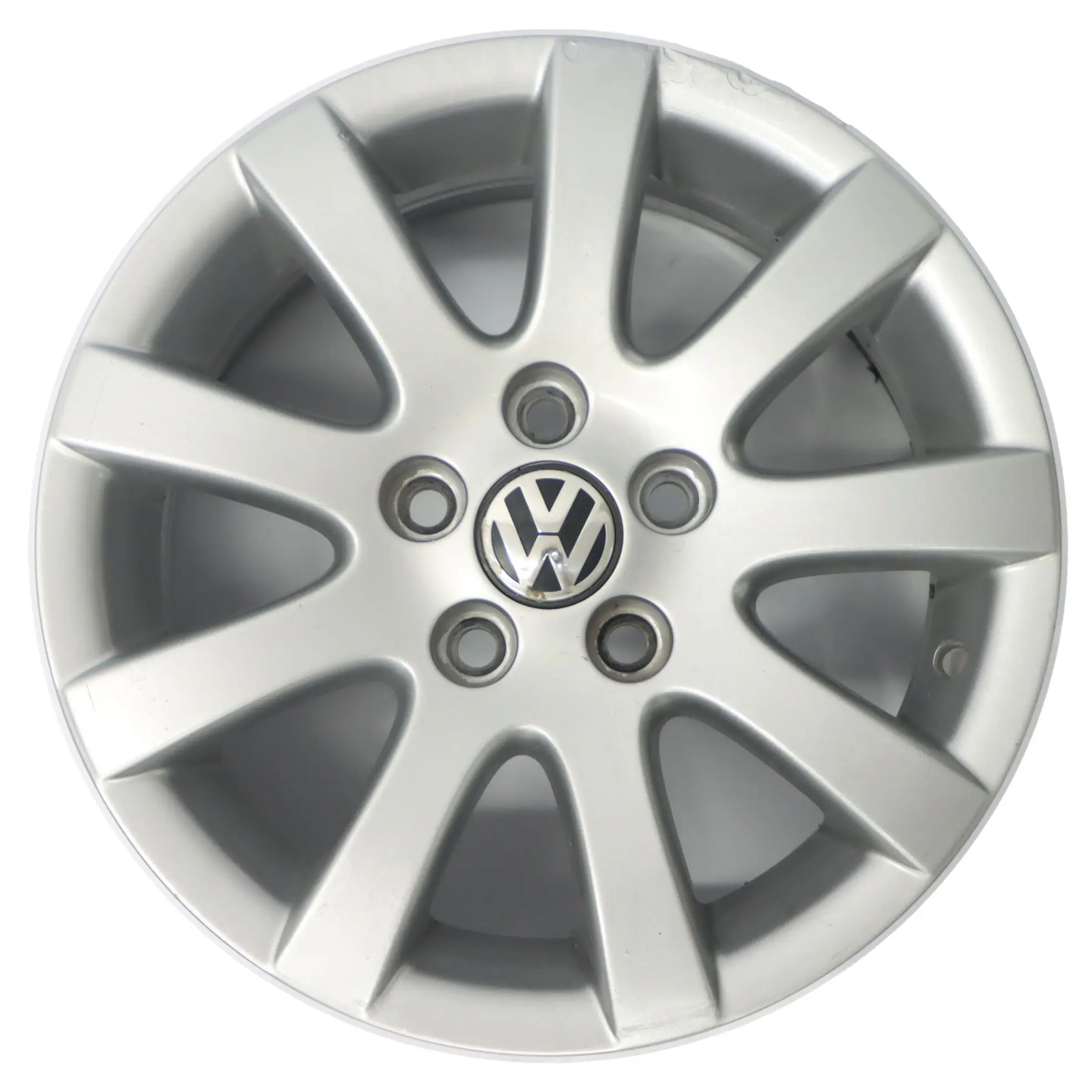 VW Volkswagen Polo 4 9N Argento Cerchio in lega 14" ET:43 6J 6Q0601025Q