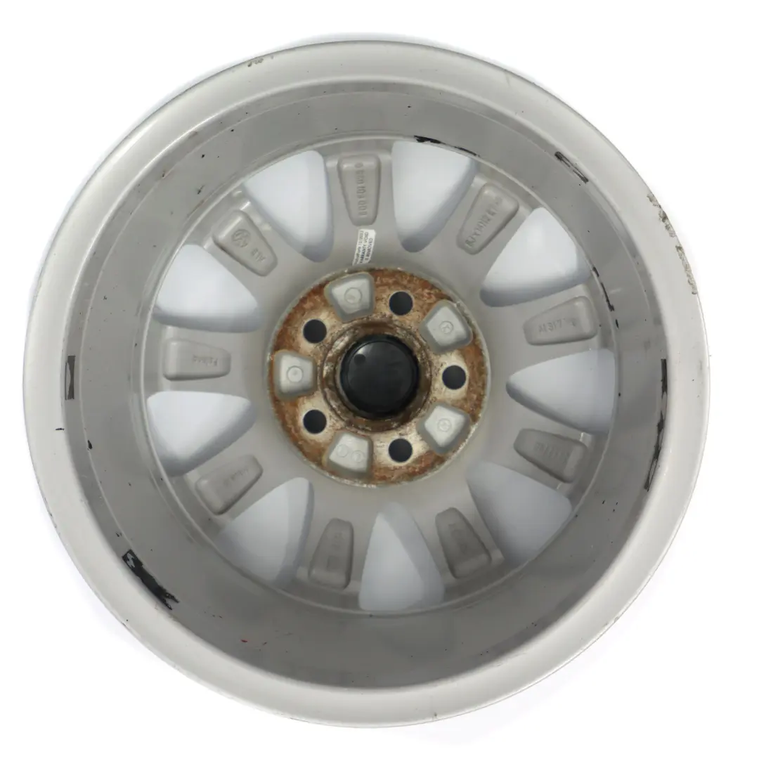 VW Volkswagen Polo 4 9N Argento Cerchio in lega 14" ET:43 6J - SKU 6Q0601025Q-1 - Numero di parte 6Q0601025Q