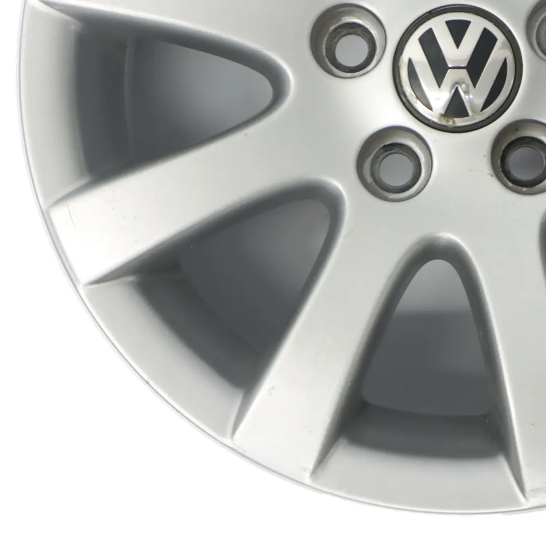 VW Volkswagen Polo 4 9N Argento Cerchio in lega 14" ET:43 6J - SKU 6Q0601025Q-1 - Numero di parte 6Q0601025Q