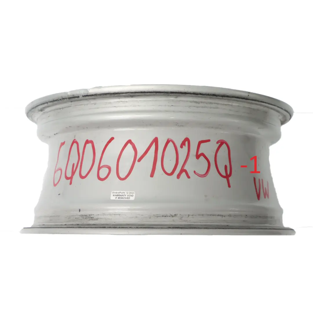 VW Volkswagen Polo 4 9N Silver Wheel Alloy Rim 14" ET:43 6J - SKU 6Q0601025Q - Part number 6Q0601025Q