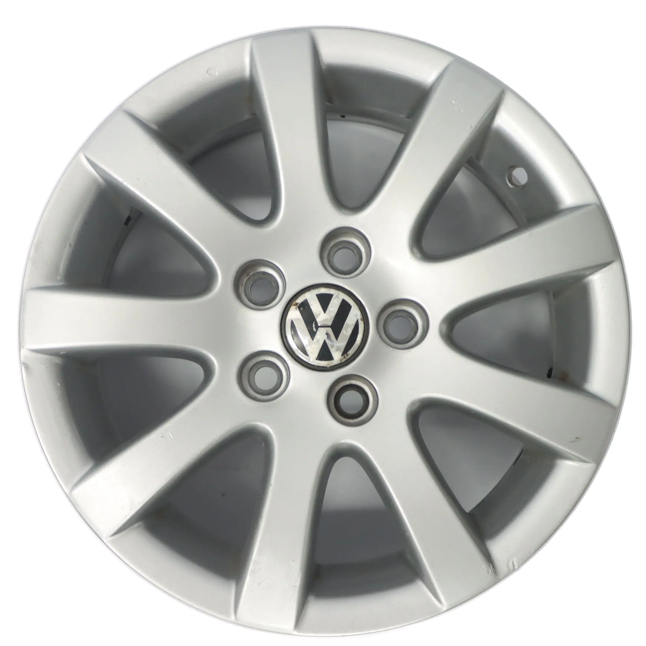 VW Volkswagen Polo 4 9N Argento Cerchio in lega 14" ET:43 6J 6Q0601025Q