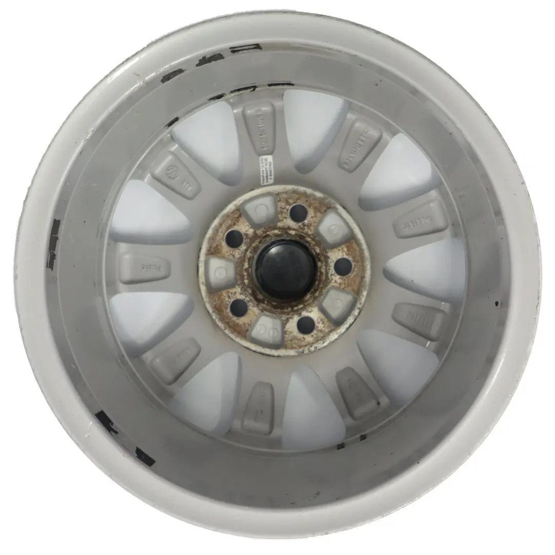 VW Volkswagen Polo 4 9N Silver Wheel Alloy Rim 14" ET:43 6J - SKU 6Q0601025Q - Part number 6Q0601025Q