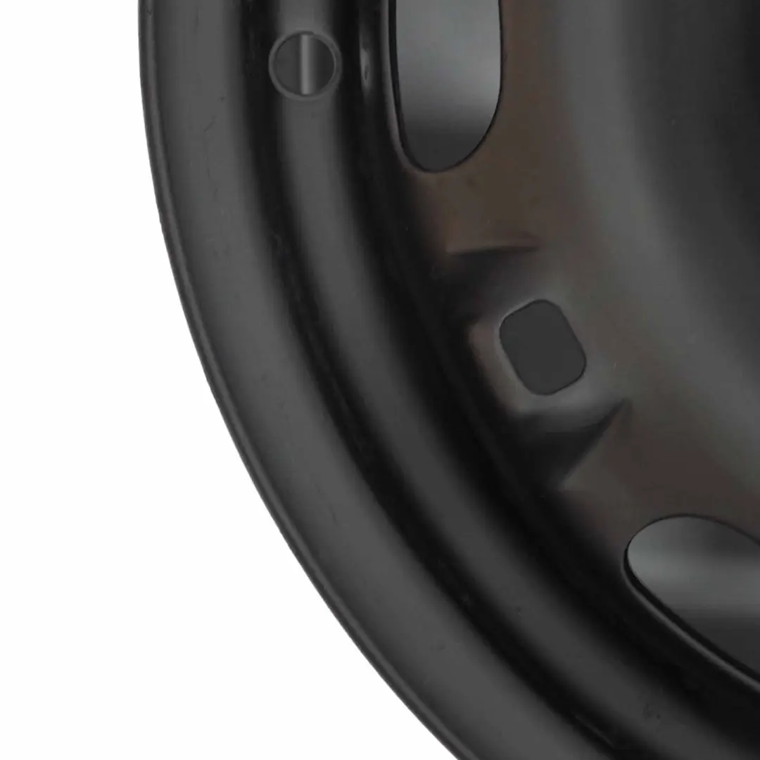 Audi Volkswagen Skoda Noir Jante Acier 14" ET:43 6J - SKU 6Q0601027A - Numéro de pièce 6Q0601027A