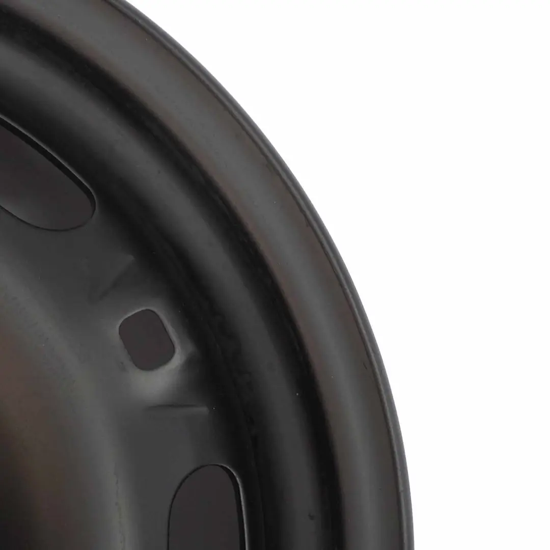 Audi Volkswagen Skoda Noir Jante Acier 14" ET:43 6J - SKU 6Q0601027A - Numéro de pièce 6Q0601027A