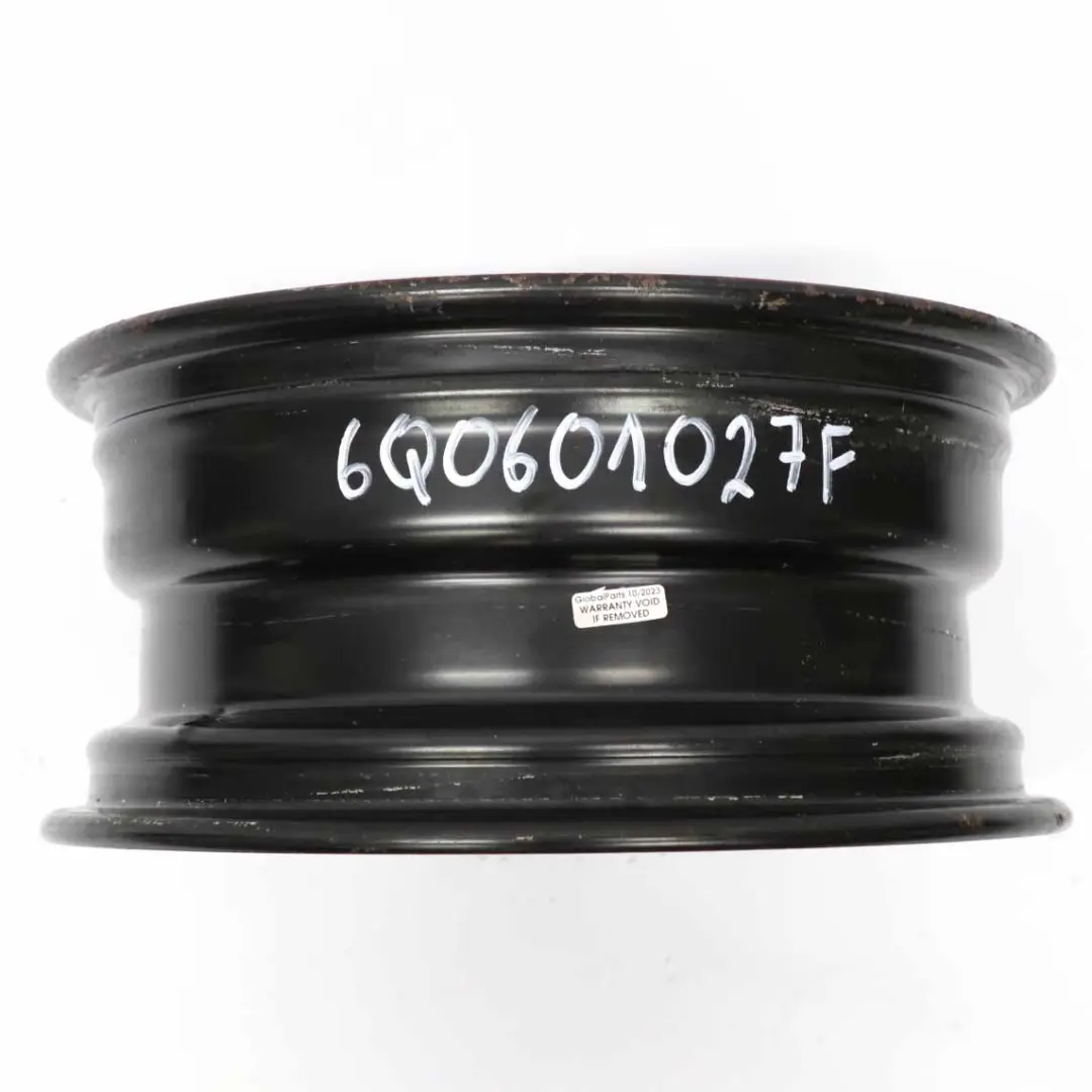  Ruota di scorta VW Polo Seat Ibiza Cerchio in acciaio R14 6J ET:43 - SKU 6Q0601027F - Numero di parte 6Q0601027F