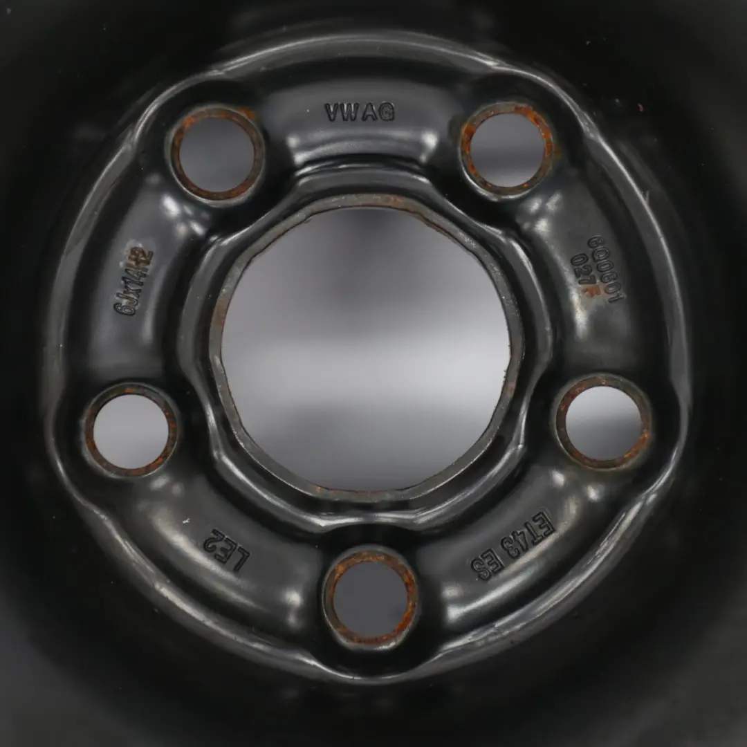  Ruota di scorta VW Polo Seat Ibiza Cerchio in acciaio R14 6J ET:43 - SKU 6Q0601027F - Numero di parte 6Q0601027F