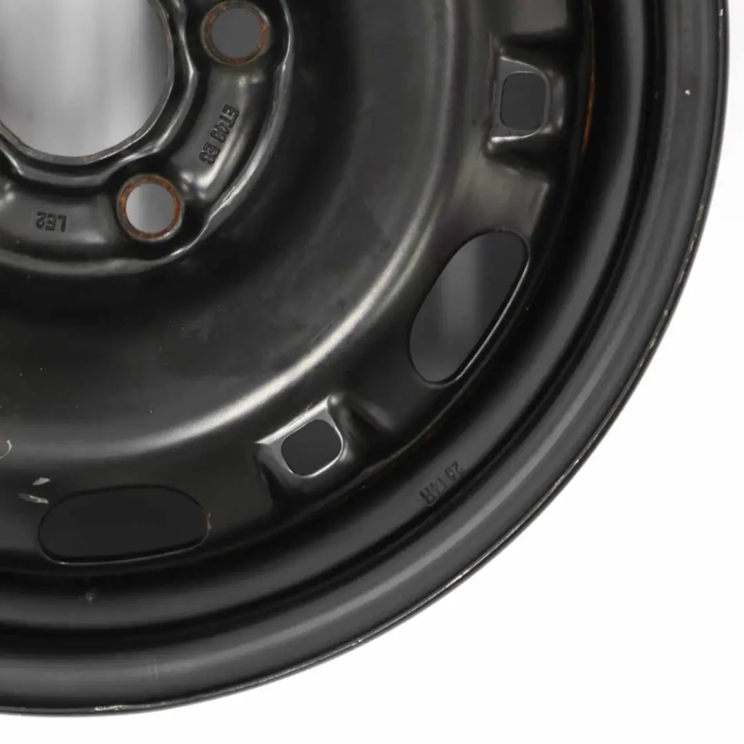  Roue de secours VW Polo Seat Ibiza Jante acier R14 6J ET:43 - SKU 6Q0601027F - Numéro de pièce 6Q0601027F