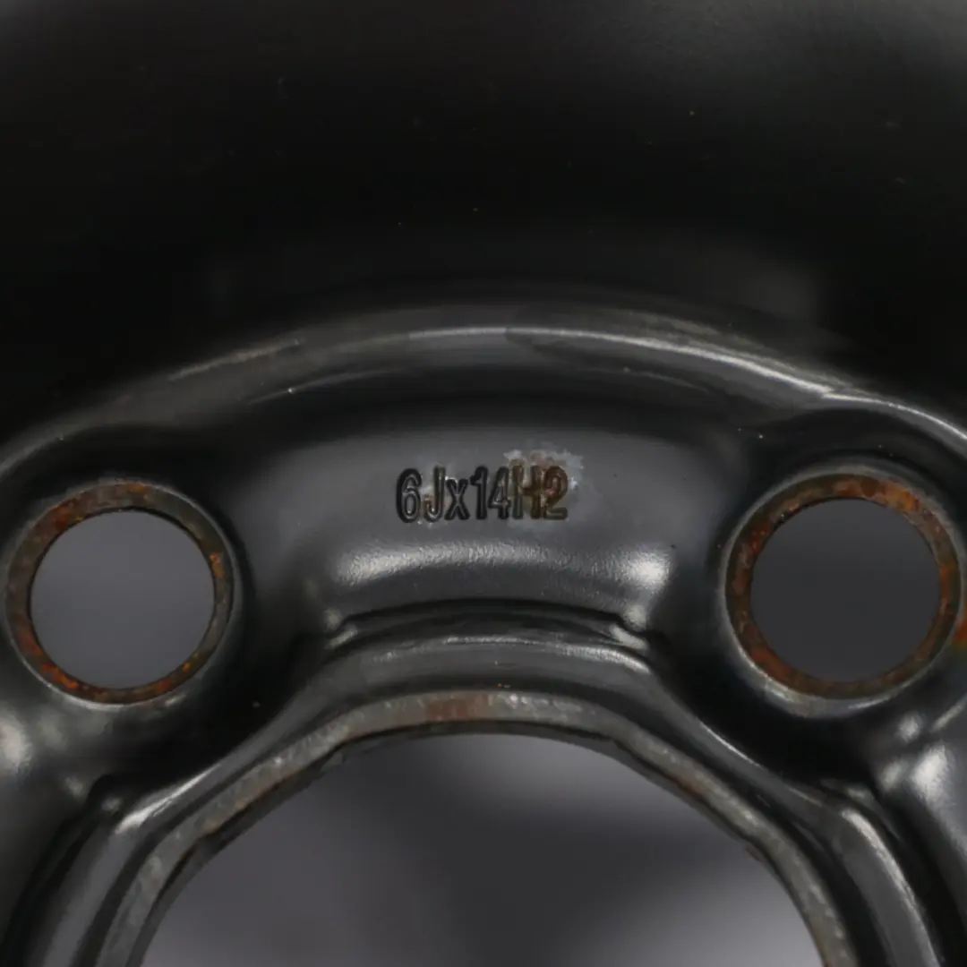 Spare Wheel VW Polo Seat Ibiza Wheel Steel Rim R14 6J ET:43 to with Part number 6Q0601027F Spare Wheel VW Polo Seat Ibiza Wheel Steel Rim R14 6J ET:43 - SKU 6Q0601027F - Part number 6Q0601027F