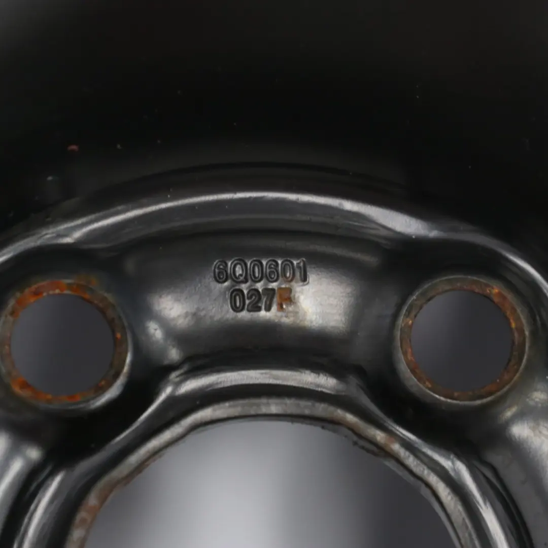 Spare Wheel VW Polo Seat Ibiza Wheel Steel Rim R14 6J ET:43 to with Part number 6Q0601027F Spare Wheel VW Polo Seat Ibiza Wheel Steel Rim R14 6J ET:43 - SKU 6Q0601027F - Part number 6Q0601027F