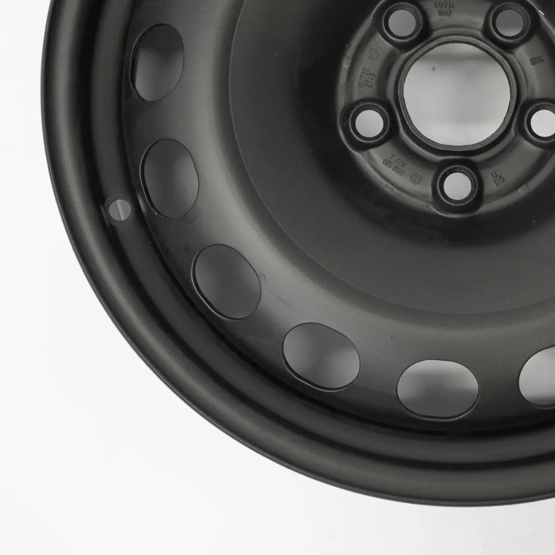  Ruota di scorta VW Polo Seat Ibiza Cerchio in acciaio R16 6,5J ET:43 - SKU 6Q0601027J - Numero di parte 6Q0601027F