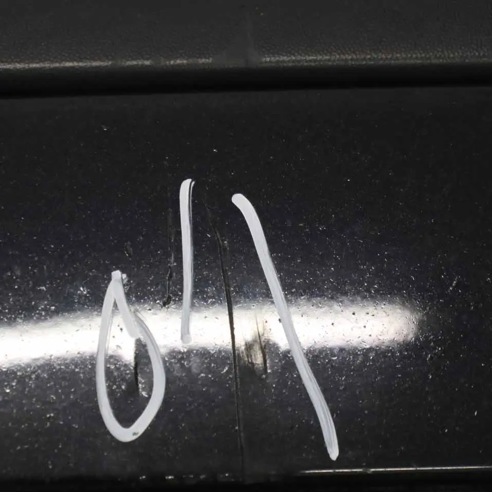  Front Bumper Volkswagen VW Polo 9N Mk4 Trim Cover Pre-facelift Black Magic LC9Z - SKU 6Q0807217-C9Z - Part number 6Q0807217