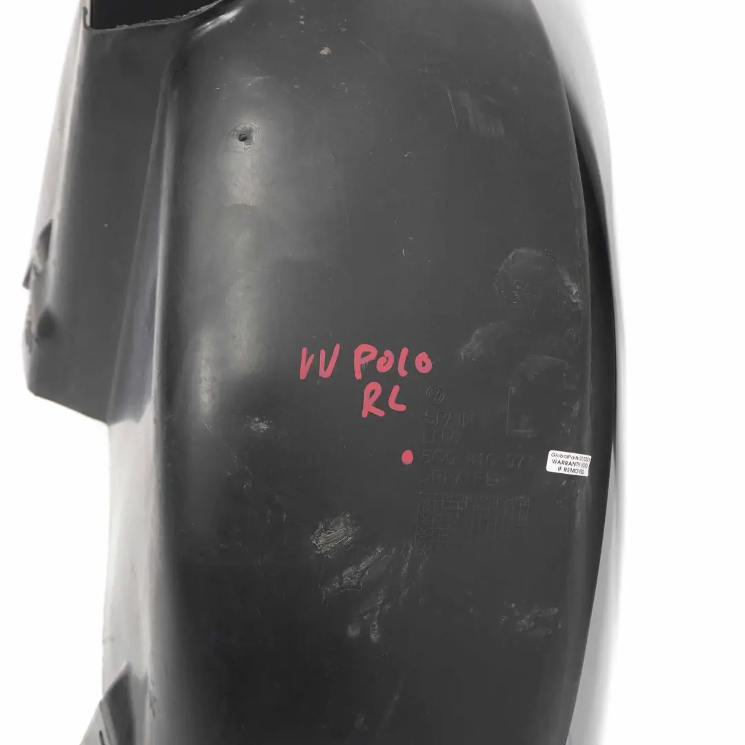 Panneau d'habillage passage roue arrière gauche pour Volkswagen VW Polo 9N à propos du numéro de pièce 6Q0810971 Volkswagen VW Polo 9N Panneau d'habillage passage roue arrière gauche - SKU 6Q0810971 - Numéro de pièce 6Q0810971