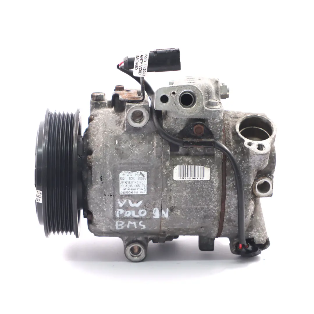 VW Polo 9N Mk4 1.4 TDI BMS Sprężarka Kompresor Klimatyzacji - SKU 6Q0820808G - Numer Części 6Q0820808G