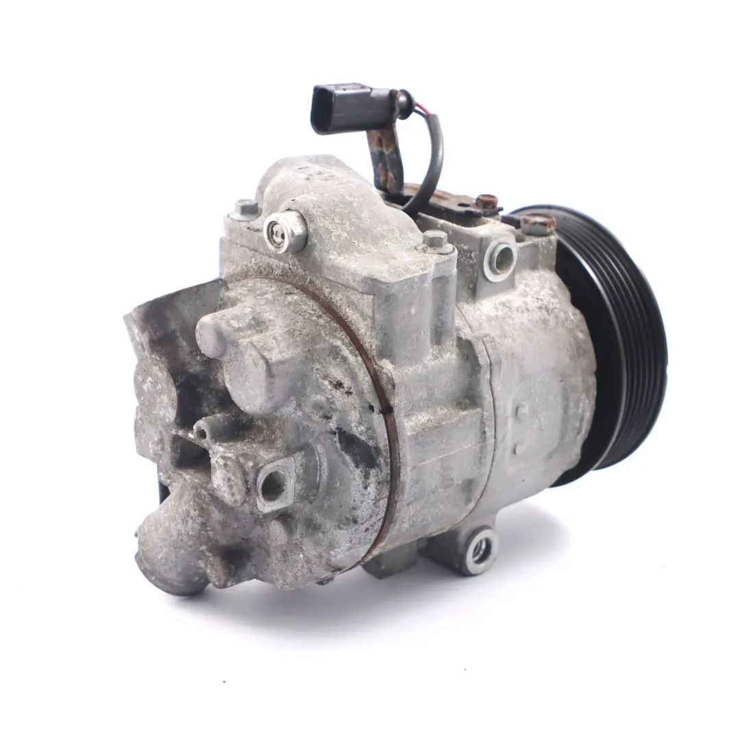 Mk4 Compressore Aria Condizionata Pompa A/C 1.4 TDI BMS per VW Polo 9N con numero di parte 6Q0820808G VW Polo 9N Mk4 Compressore Aria Condizionata Pompa A/C 1.4 TDI BMS - SKU 6Q0820808G - Numero di parte 6Q0820808G