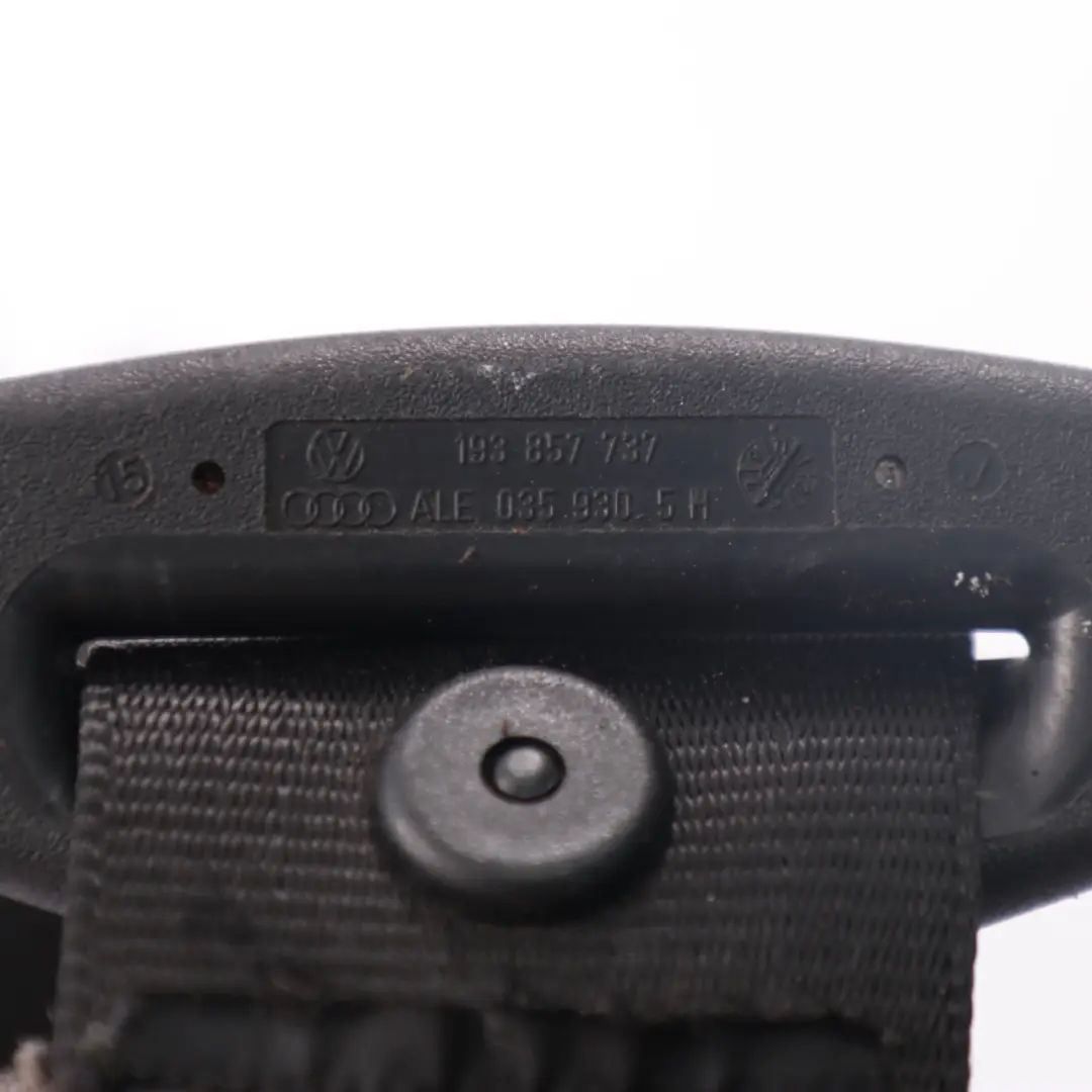Volkswagen VW Polo 9N Seat Belt Rear Left N/S Seatbelt Black - SKU 6Q0857805 - Part number 6Q0857805