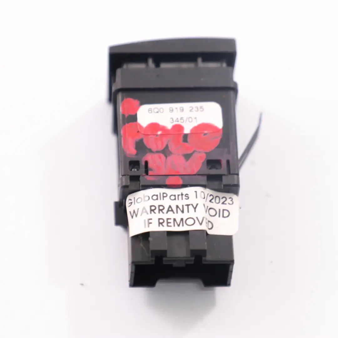 Pasajero Airbag Interruptor OFF Desactivación Botón para VW Polo 9N con número de pieza 6Q0919235 VW Polo 9N Pasajero Airbag Interruptor OFF Desactivación Botón - SKU 6Q0919235 - Número de pieza 6Q0919235