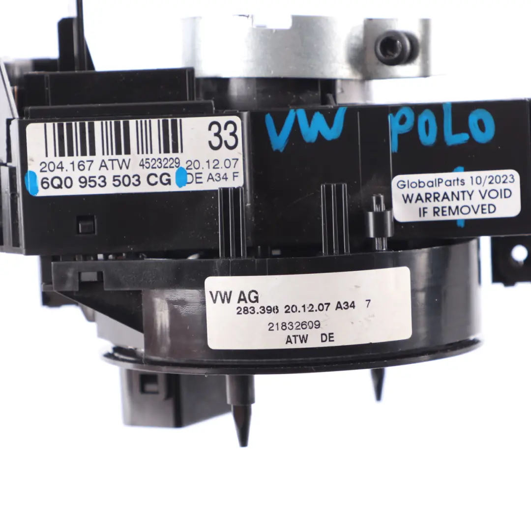 Mk4 Volant Indicateur d'essuie-glace Interrupteur 8L0953513G pour VW Volkswagen Golf à propos du numéro de pièce 6Q0953503CG VW Volkswagen Golf Mk4 Volant Indicateur d'essuie-glace Interrupteur 8L0953513G - SKU 6Q0953503CG - Numéro de pièce 6Q0953503CG