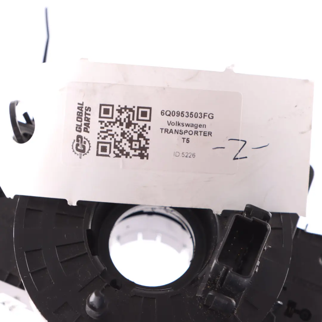Steering Wheel Indicator Wiper Stalk Slip Switch to VW Transporter T5 with Part number 6Q0953503FG VW Transporter T5 Steering Wheel Indicator Wiper Stalk Slip Switch - SKU 6Q0953503FG - Part number 6Q0953503FG