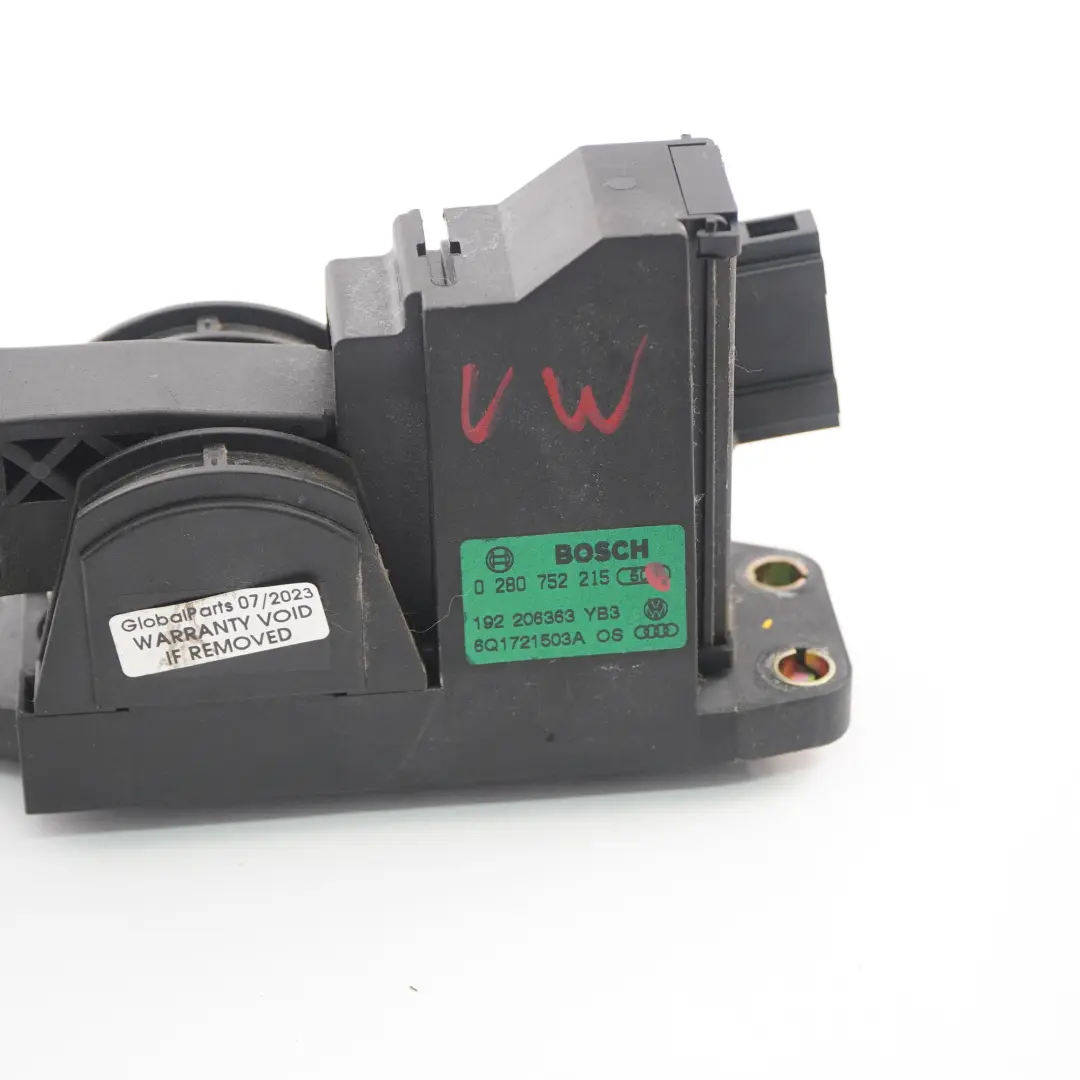 Volkswagen VW Polo 9N Throttle Accelerator Gas Pedal Unit - SKU 6Q1721503A - Part number 6Q1721503A