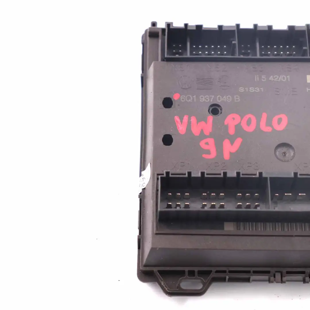 VW Polo 9N Seat Moduł Komfortu BCM - SKU 6Q1937049B - Numer Części 6Q1937049B
