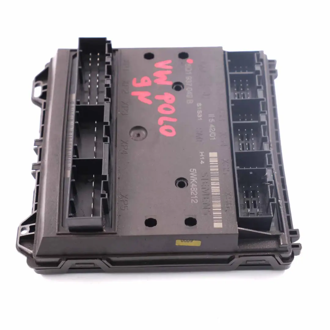 VW Polo 9N Seat Body Control Comfort Unit Modulo BCM Convenience Unit - SKU 6Q1937049B - Numero di parte 6Q1937049B