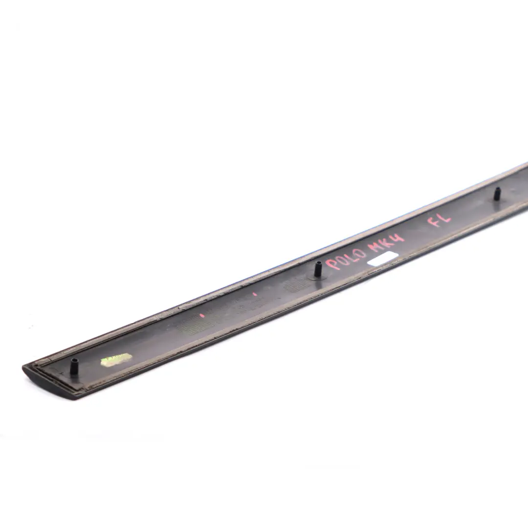 VW Polo Mk4 9N Door Trim Strip Front Left N/S Moulding Decor - SKU 6Q3853515LH - Part number 6Q3853515LH