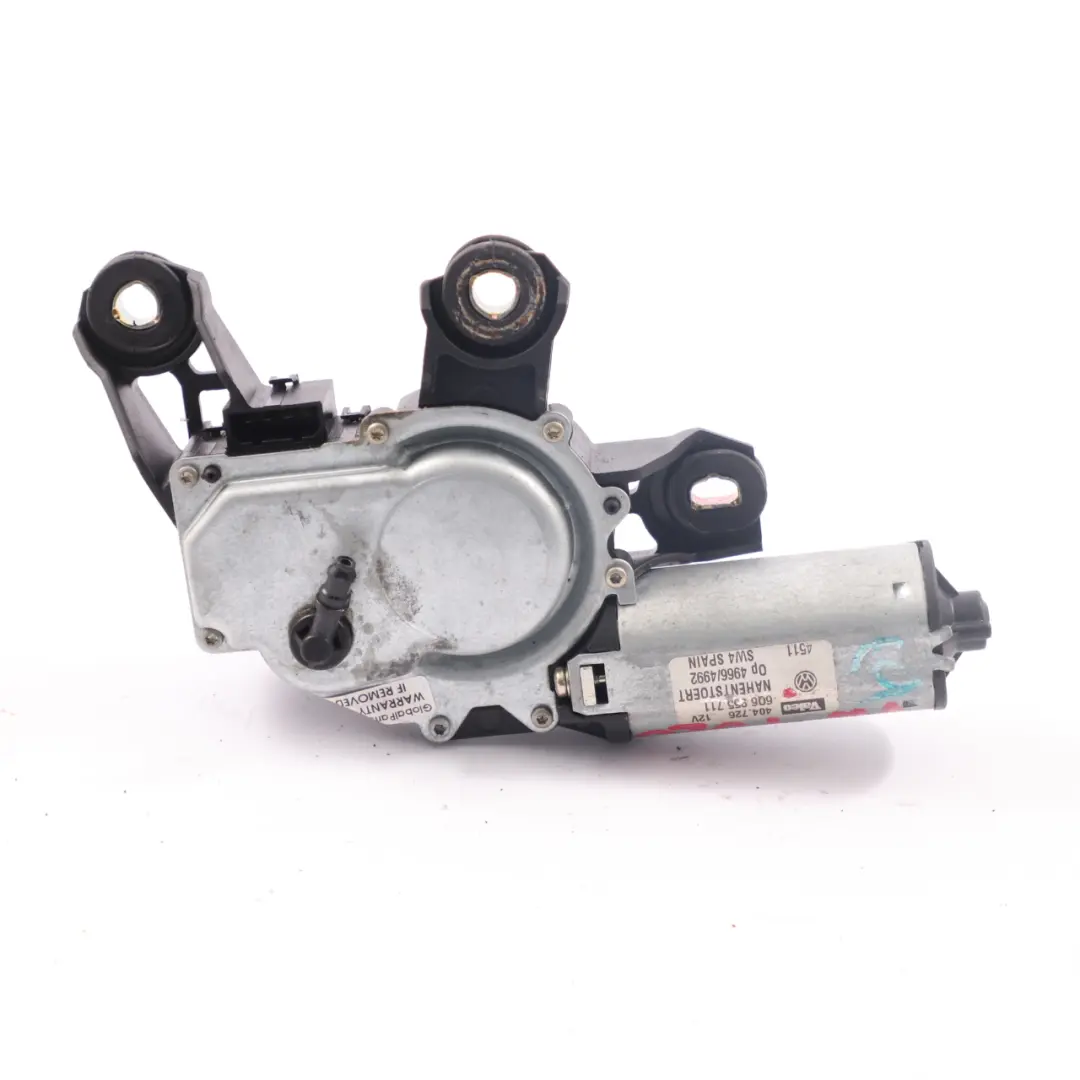 VW Polo 4 9N Motor del limpiaparabrisas Ventana trasera Portón trasero - SKU 6Q6955711 - Número de pieza 6Q6955711