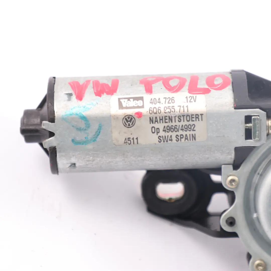 VW Volkswagen Polo 4 9N3 Wiper Motor Rear Window Tailgate Actuator - SKU 6Q6955711 - Part number 6Q6955711