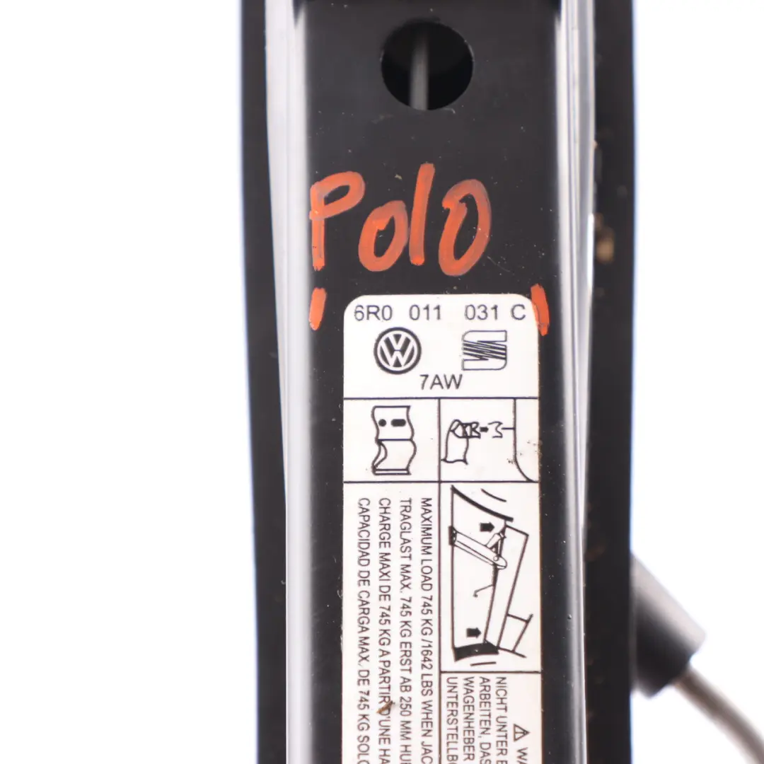 VW Volkswagen Polo 6R 5 Car Lifting Jack Emergency Wheel Lift Tool - SKU 6R0011031C - Part number 6R0011031C