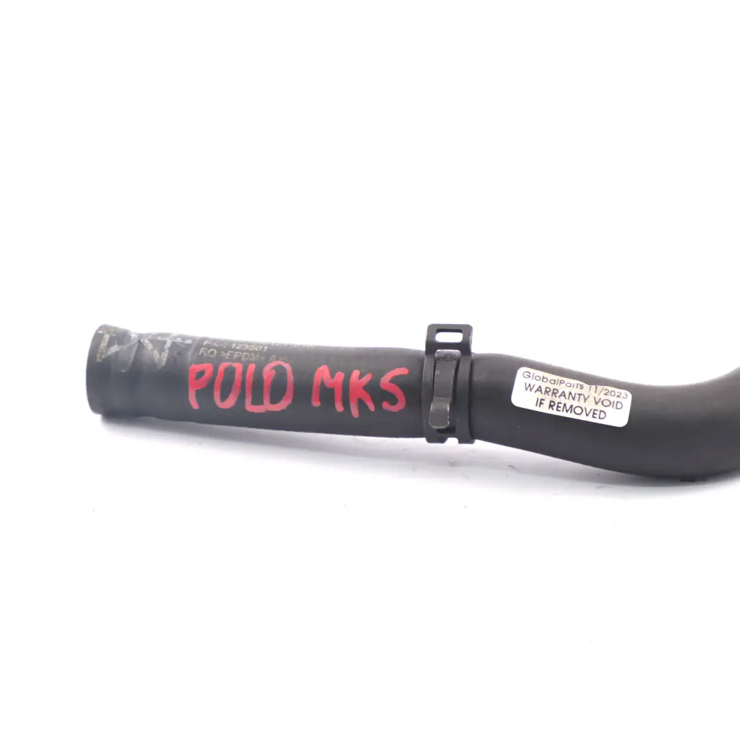 VW Volkswagen Polo 6R 5 Water Hose Radiator Coolant Cooling Pipe Line - SKU 6R0121101K - Part number 6R0121101K