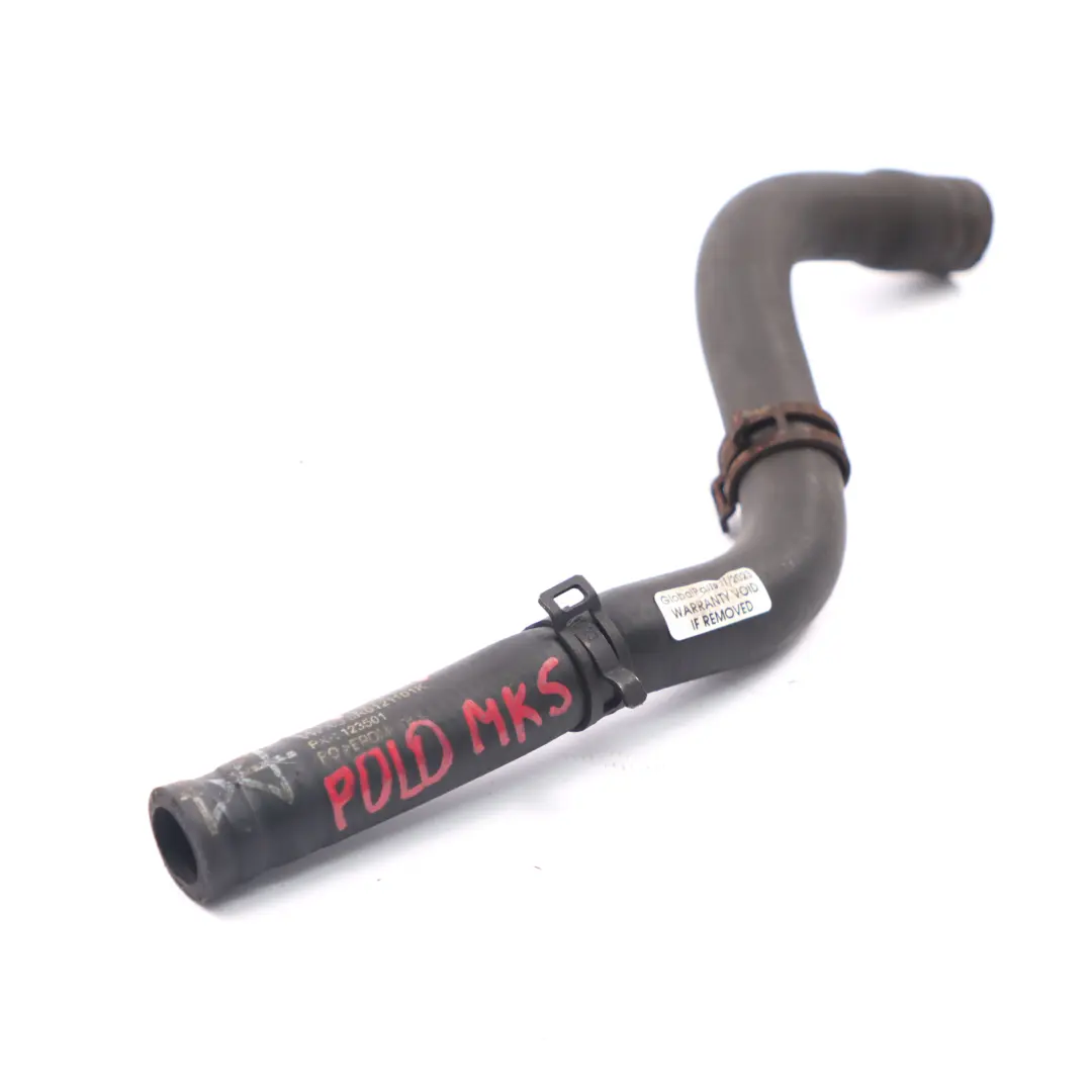 VW Volkswagen Polo 6R 5 Water Hose Radiator Coolant Cooling Pipe Line - SKU 6R0121101K - Part number 6R0121101K