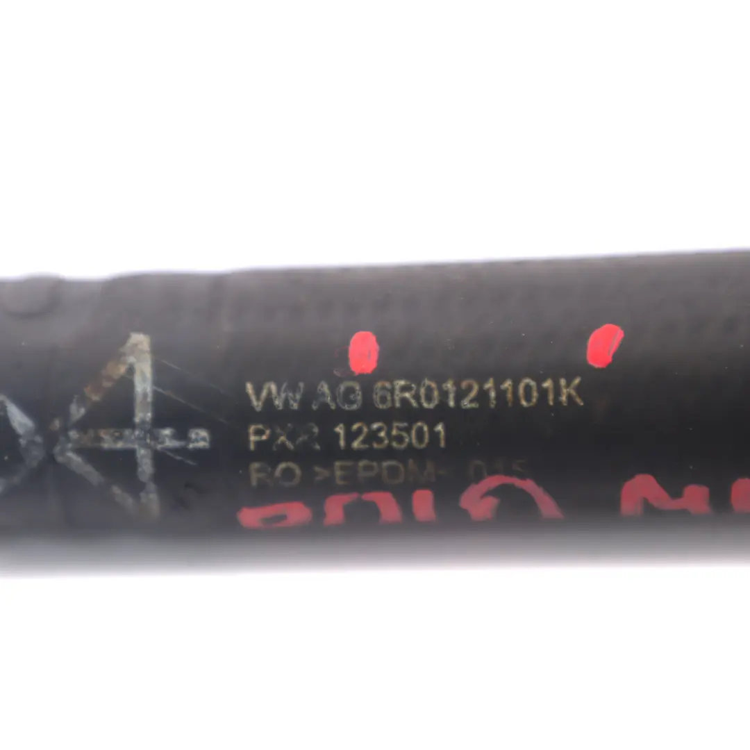VW Polo 6R MK5 Tuyau d'eau Radiator Tuyau de refroidissement - SKU 6R0121101K - Numéro de pièce 6R0121101K