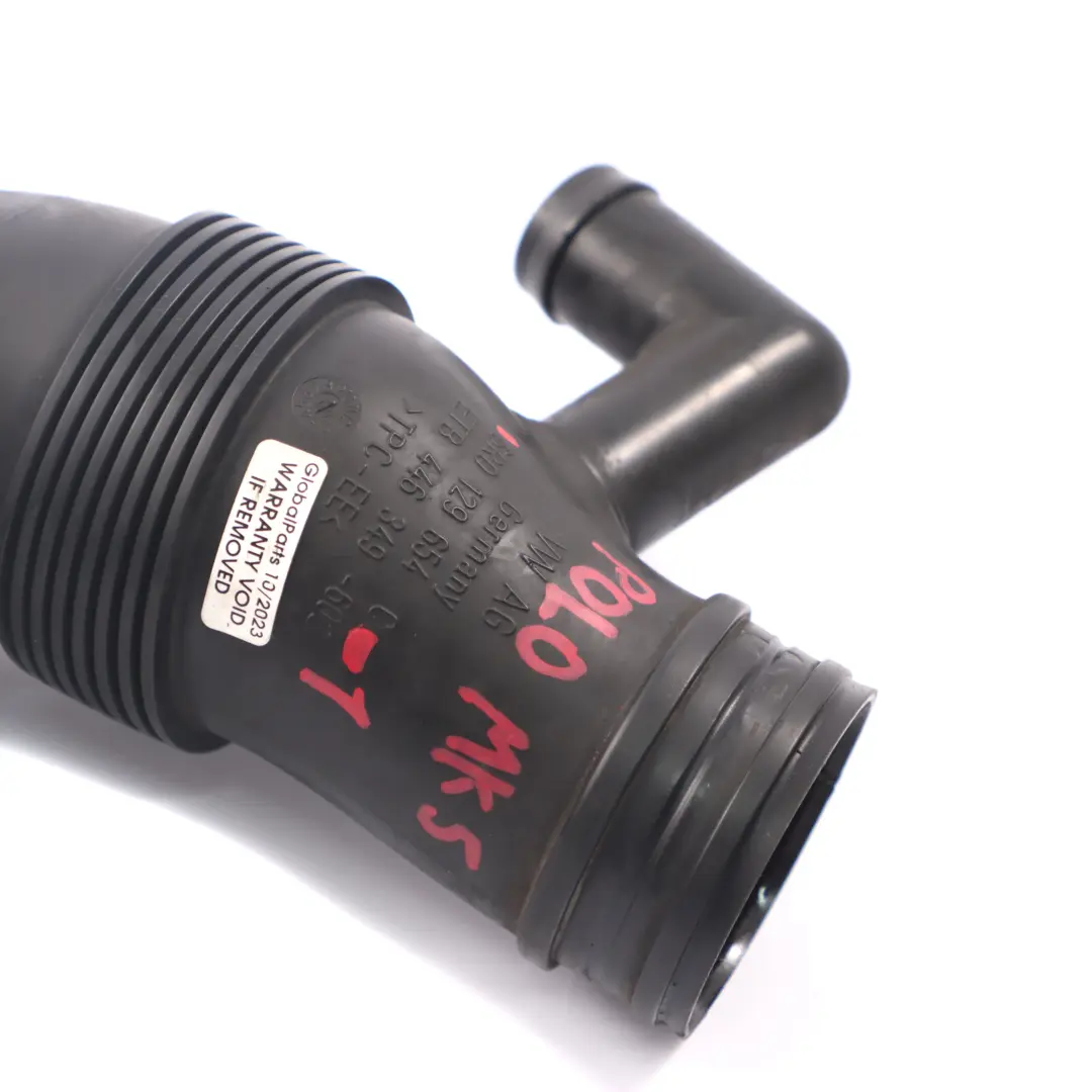 VW Volkswagen Polo 5 1.2 TDI Diesel Luft einlass Schlauch leitung - SKU 6R0129654C-1 - Teilenummer 6R0129654C