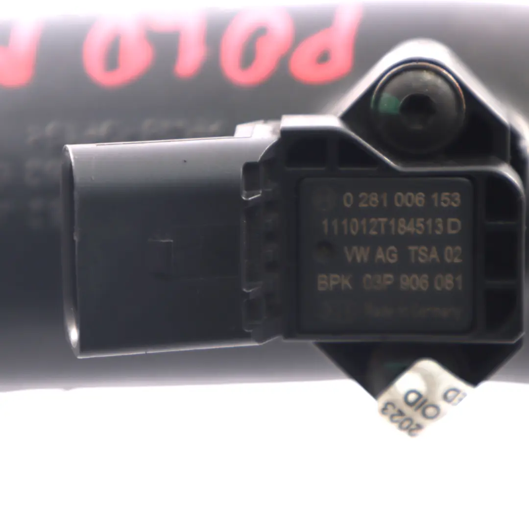 VW Polo 6R Mk5 Tubo de admisión de aire del intercooler Manguera Sensor Map - SKU 6R0145762J - Número de pieza 6R0145762J