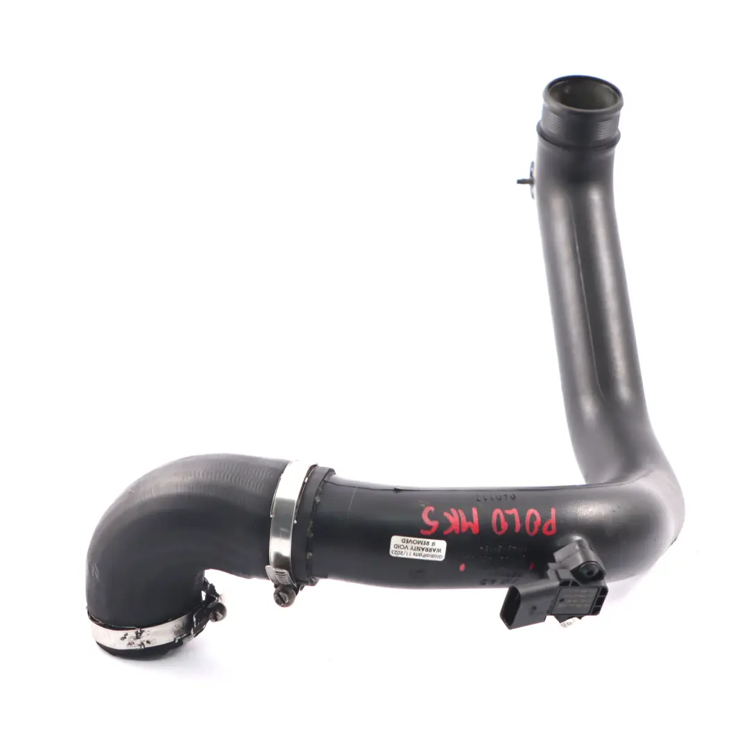 Mk5 Tubo de admisión de aire del intercooler Manguera Sensor Map para VW Polo 6R con número de pieza 6R0145762J VW Polo 6R Mk5 Tubo de admisión de aire del intercooler Manguera Sensor Map - SKU 6R0145762J - Número de pieza 6R0145762J