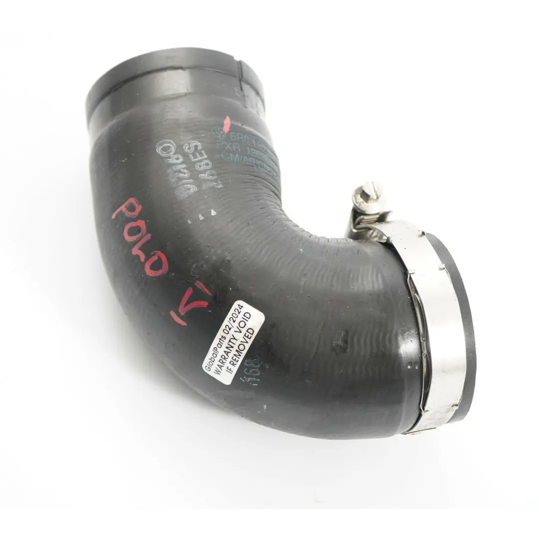 VW Polo MK5 1.2 TDI CFWA Tuyau charge d'air Tuyau Turbo Intercooler - SKU 6R0145838B - Numéro de pièce 6R0145838B