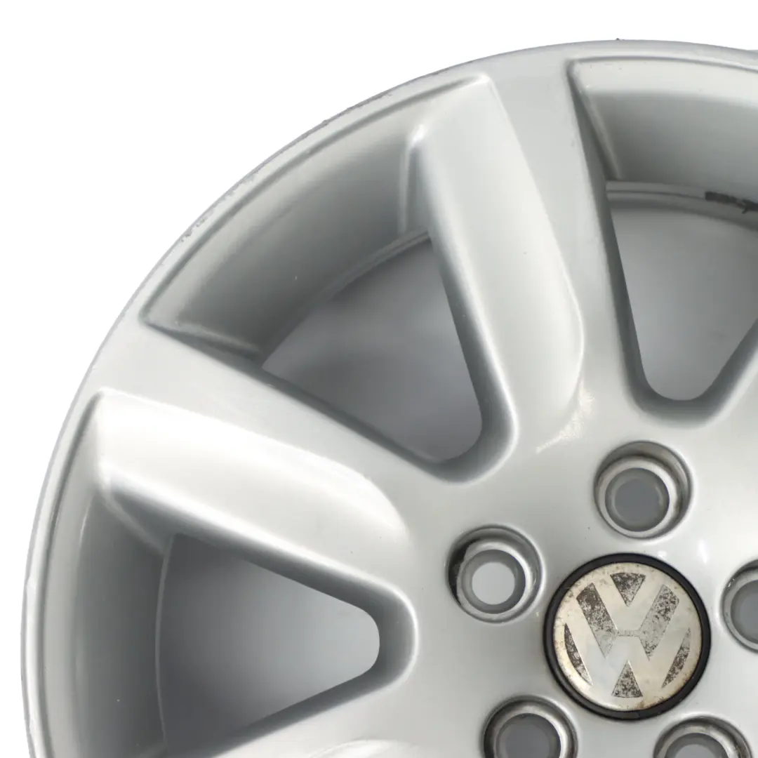 VW Volkswagen Polo 6R Mk5 Jante argentée en alliage 15" ET:40 6J - SKU 6R0601025L-1 - Numéro de pièce 6R0601025L