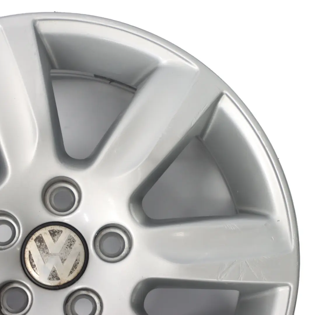 VW Volkswagen Polo 6R Mk5 Jante argentée en alliage 15" ET:40 6J - SKU 6R0601025L-1 - Numéro de pièce 6R0601025L