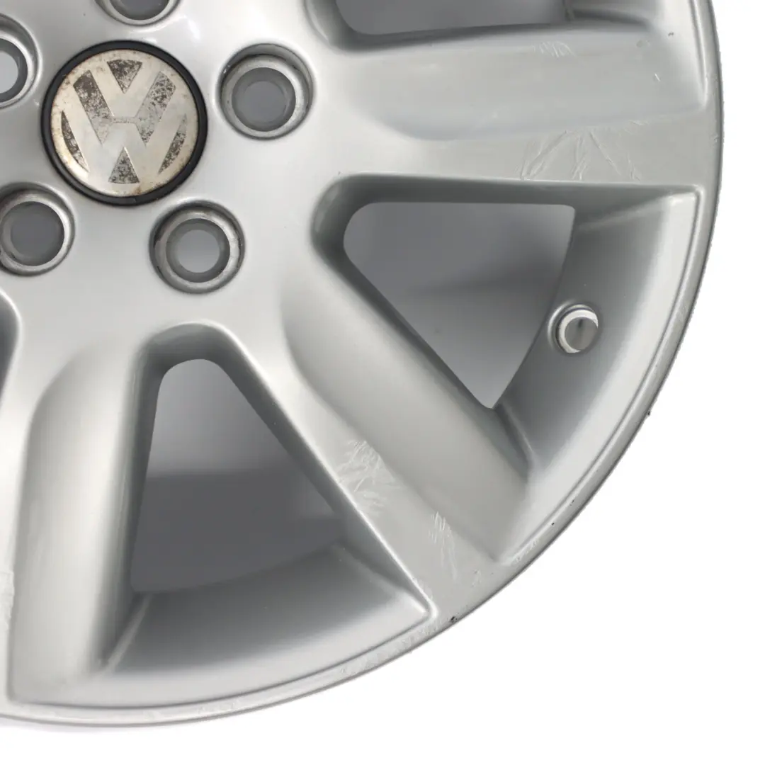 VW Volkswagen Polo 6R Mk5 Jante argentée en alliage 15" ET:40 6J - SKU 6R0601025L-1 - Numéro de pièce 6R0601025L