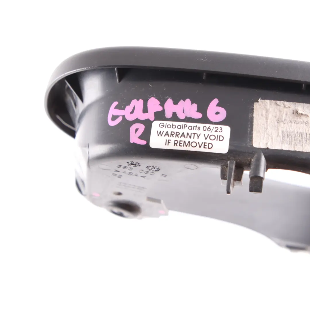 Wing Mirror Frame Door Right O/S Housing Cover to Volkswagen Golf 6 with Part number 6R0857602A Volkswagen Golf 6 Wing Mirror Frame Door Right O/S Housing Cover - SKU 6R0857602A - Part number 6R0857602A