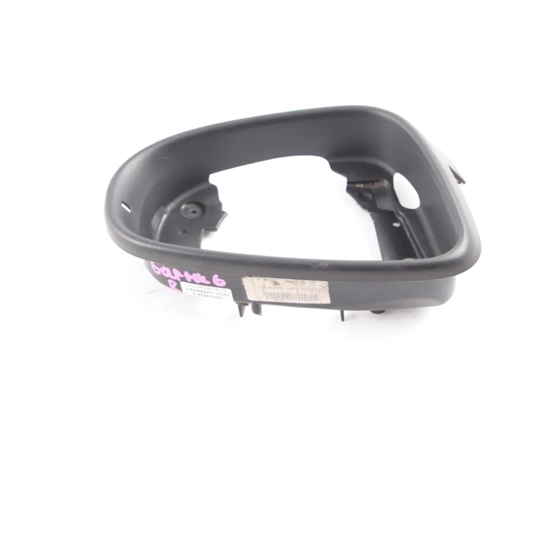 Wing Mirror Frame Door Right O/S Housing Cover to Volkswagen Golf 6 with Part number 6R0857602A Volkswagen Golf 6 Wing Mirror Frame Door Right O/S Housing Cover - SKU 6R0857602A - Part number 6R0857602A
