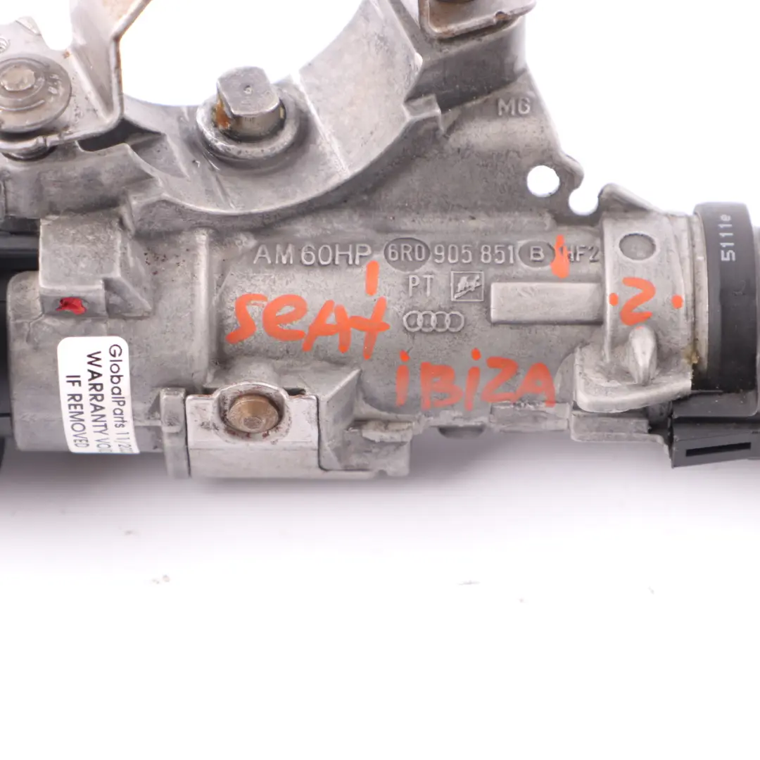 6J Ignition Switch Lock Barrel Control Module Key to Seat Ibiza with Part number 6R0905851 Seat Ibiza 6J Ignition Switch Lock Barrel Control Module Key - SKU 6R0905851 - Part number 6R0905851