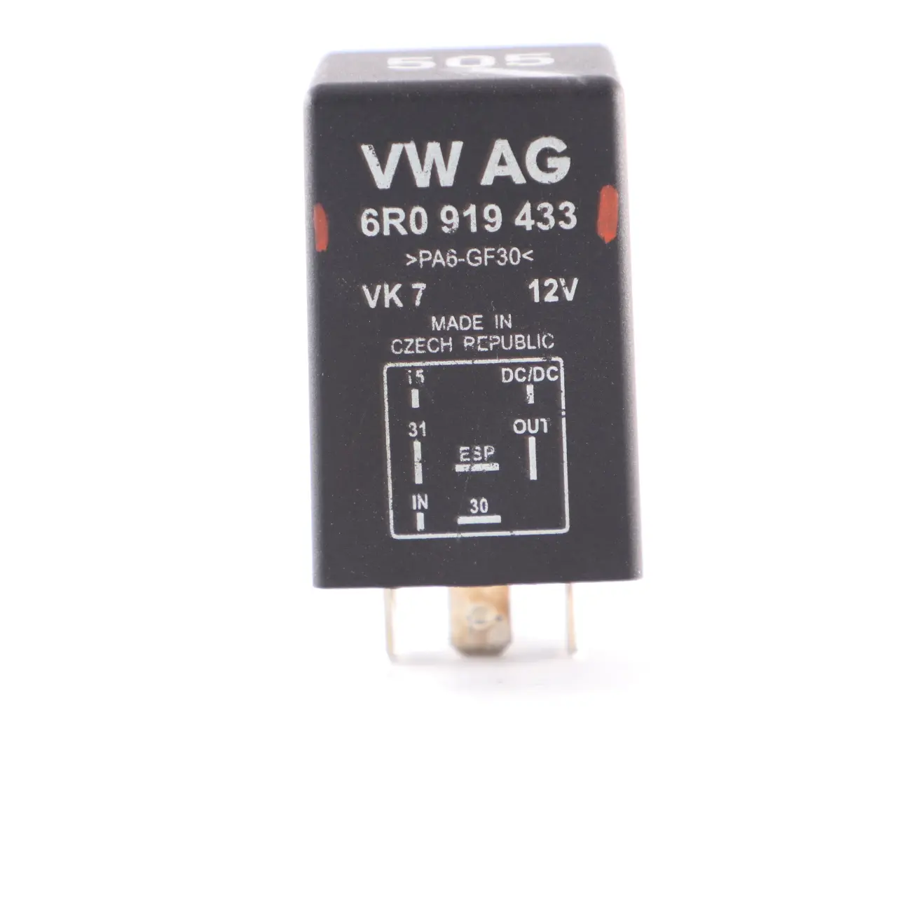 VW Volkswagen Audi Seat Skoda Przekaźnik Świec Żarowych 7 Pinów 6R0919433