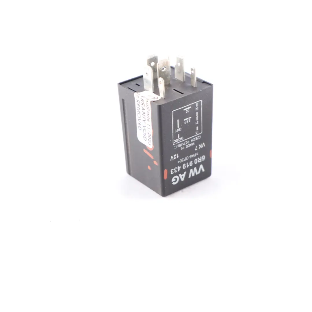 Glow Plug Relay Unit Black 505 7 Pins to VW Volkswagen Audi Seat Skoda with Part number 6R0919433 VW Volkswagen Audi Seat Skoda Glow Plug Relay Unit Black 505 7 Pins - SKU 6R0919433 - Part number 6R0919433