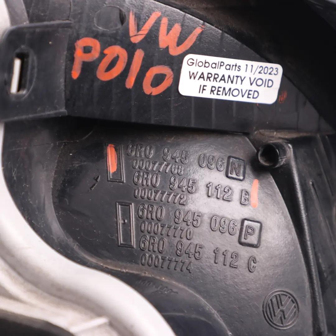 Rücklicht rechts Lampe Seitenwand für VW Volkswagen Polo 6R 5 mit Teilenummer 6R0945096P VW Volkswagen Polo 6R 5 Rücklicht rechts Lampe Seitenwand - SKU 6R0945096P - Teilenummer 6R0945096P