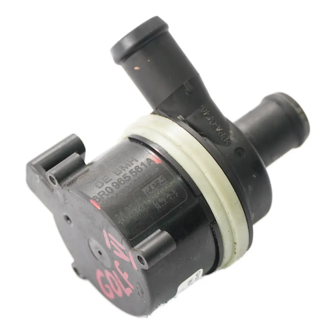 MK6 TDI Auxiliar Eléctrico Adicional Bomba Agua Refrigerante para VW Golf con número de pieza 6R0965561A VW Golf MK6 TDI Auxiliar Eléctrico Adicional Bomba Agua Refrigerante - SKU 6R0965561A - Número de pieza 6R0965561A
