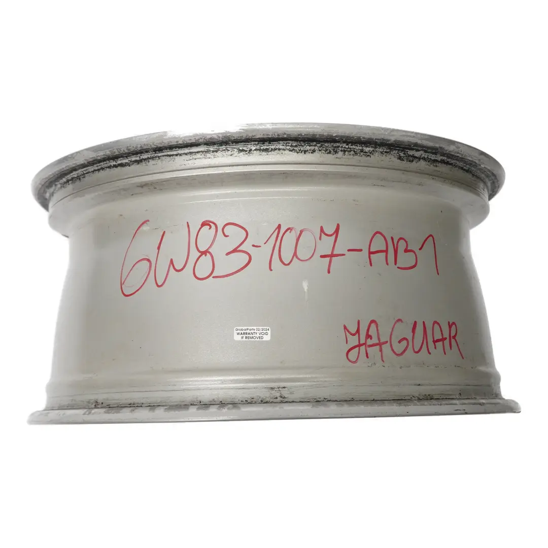  Jaguar XF X250 Silver Alloy Wheel Rim 18" 8.5J ET:49 - SKU 6W831007AB-1 - Part number 6W831007AB