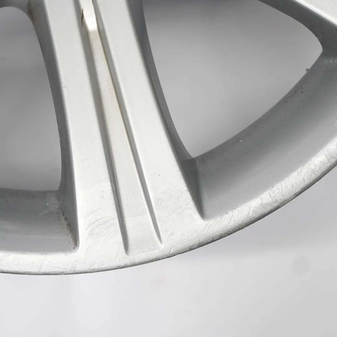 Jaguar XF X250 Silberne Leicht metall felge 18" 8.5J ET:49  - SKU 6W831007AB-1 - Teilenummer 6W831007AB